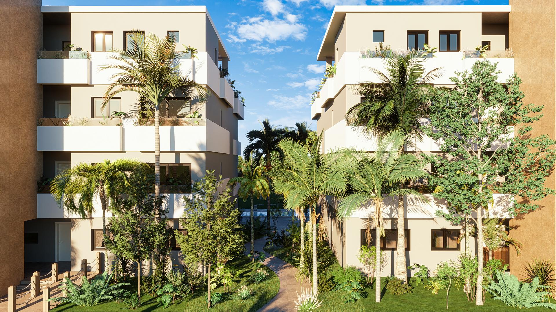 Terraza privada propuesta en Sunset Residences